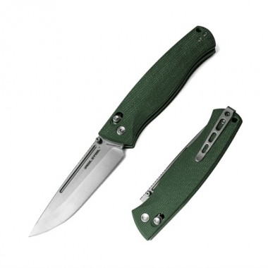 Нож складной Real Steel Pathfinder Folder Green Micarta, клинок 14C28N, 9,7см